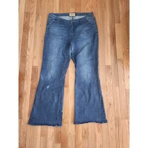 Dear John Denim - Wide Leg Women's Jeans Dark Wash Size 32